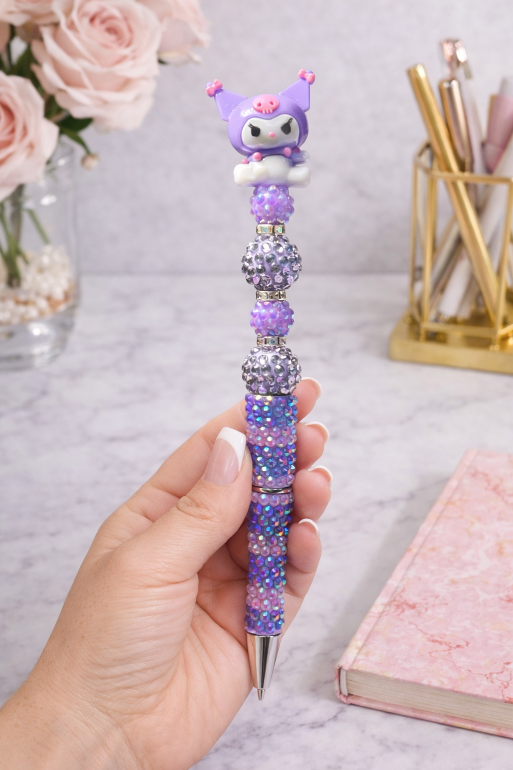 Kuromi Bling Pen 💜✨
