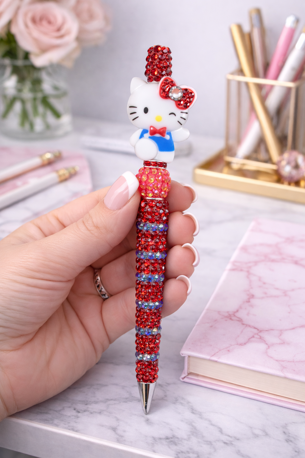 Kitty Glam Pen 🎀✨❤️