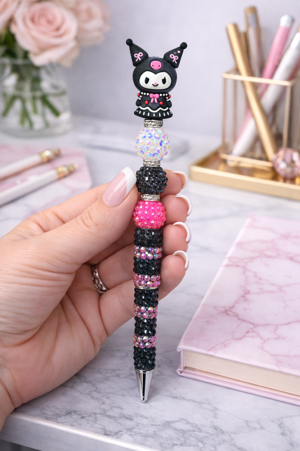 🖤✨ Kuromi Bling Pen ✨💖
