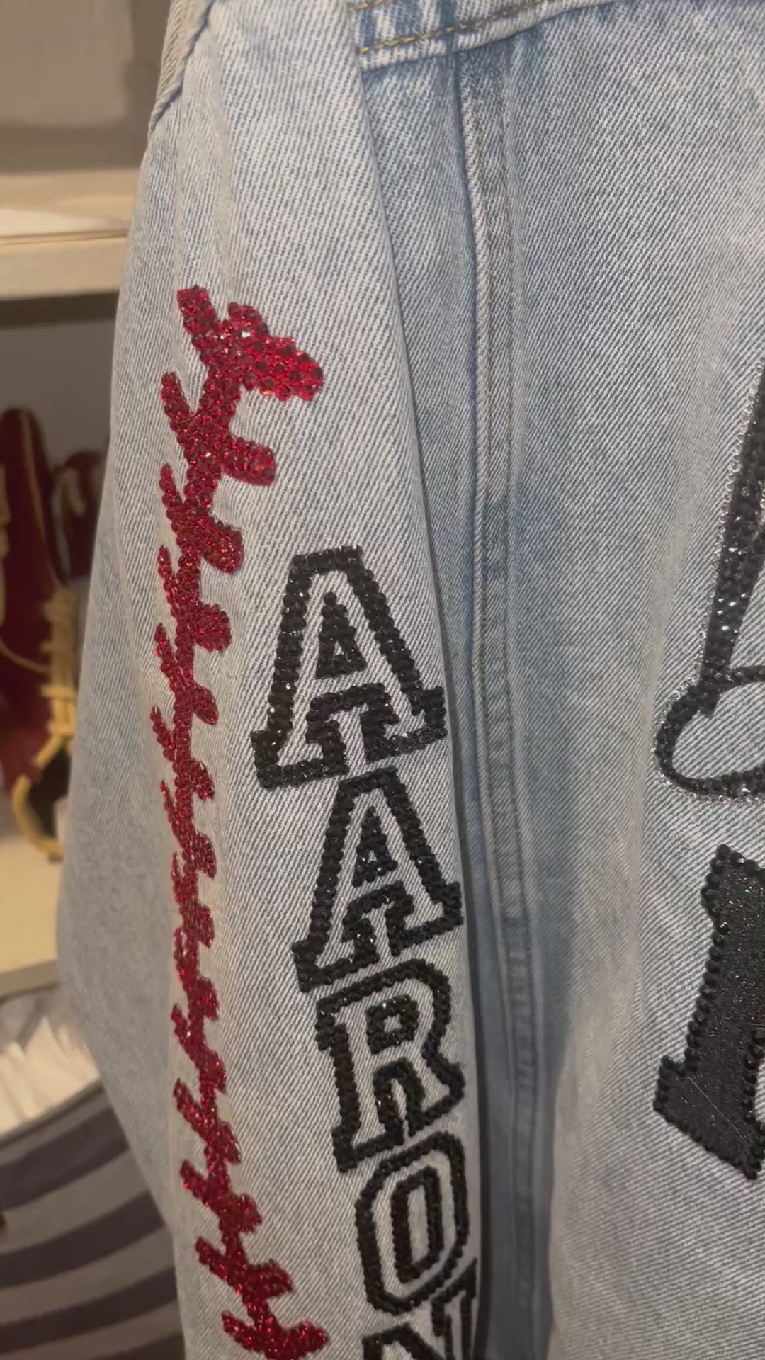 ✨ Custom Bling Jean Jacket ✨