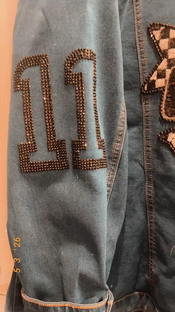 ✨ Custom Bling Jean Jacket ✨