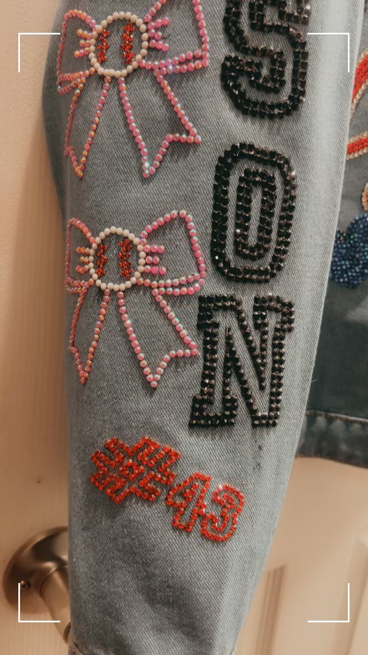 ✨ Custom Bling Jean Jacket ✨