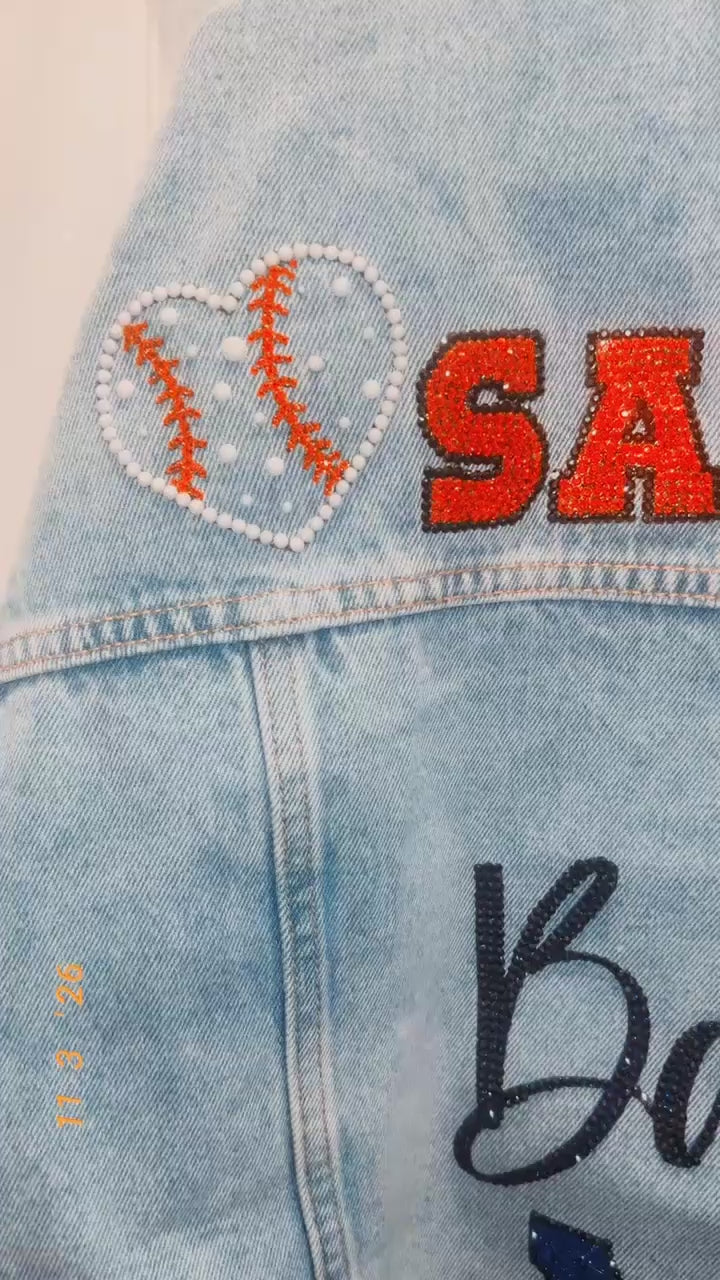 ✨ Custom Bling Jean Jacket ✨